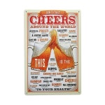 레드 맥주 빈티지 철제 액자 인테리어 소품