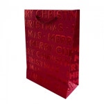 브이와이 X-MAS 자재 금박쇼핑백 소 3D 180x80x VCK1LON9 240MM
