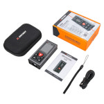 SNDWAY 듀얼 레이저 거리 측정기 충전식 양측 200m 디지털 줄자 각도 도구