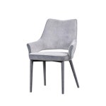 자르파라가구 소프트 투톤 배색 패브릭 카페 의자 2색 체어 호텔 1인 북유럽