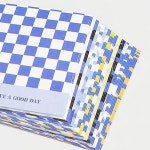 체크 스티커 캐리어꾸미기 왜곡 꾸미기스티커