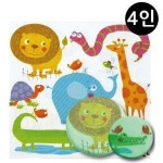 꼬메빔보 냅킨아트 비누클레이 사자와 악어 2인