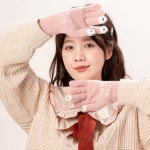 별별창고 여성 핑거홀장갑 스마트폰 터치