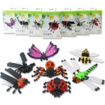 DIY 뚝딱 툭툭 블럭 디폼 입체 곤충 시리즈 블록 무당벌레 꿀벌 장수풍뎅이 나비 반디불이 잠자리 거미
