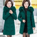 부인복 아줌마큰옷 패딩 50대 60대 엄마옷 점퍼 줌마옷 여자 77 88 99 사이즈 뚱녀코디