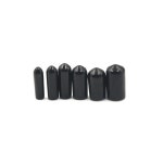 10 25 50pcs 3-25mm PVC 비닐 고무 라운드 엔드 캡 스레드 강철 파이프 플라스틱 보호기 분류 키트