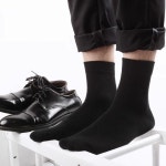 남자 가을 겨울 데일리 무지 중목 정장 양말