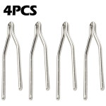 4pcs V 형 납땜 인두 팁 고온 방지 전기 용접 도구 교체 가능한 액세서리