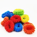 겨울용 미니 머리밴드 머리끈 18개 헤어밴드 머리묶기