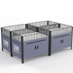 노점의류 매대 홍보 실외 이동식 디스플레이 마켓 나뭇결