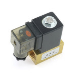 3 8 1 2 1 4 220V 24V 12V 폐쇄 황동 80bar 고압 솔레노이드 밸브 SD22 02 직동식 DN8 DN10 DN15 JT22 1 4 AC220V