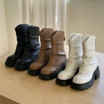 보드미 패션 워커 통굽 롱부츠 HSM003