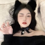 귀 여성 코스튬 머리띠 고양이 단품 틱톡 인스타 방울머리띠