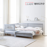 레이디가구 스칸딕 데일리 패밀리 원목침대 Q + DBSS