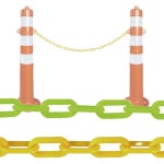 차선 규제봉용 플라스틱 체인 x 1M T565044