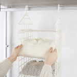 홈앤하우스 옷장안 선반행거 대1단 소3단