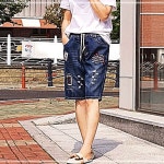 SMC 데님 5부 반바지 D00004