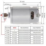 모터 10 전기 29000 14 12 스크루 13 드릴 25V 11 21500 RS550