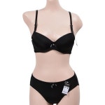 쿨샵 데일리 컬러 3 4컵 와이어 D컵 브라팬티세트