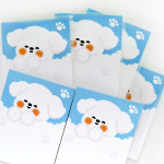 몽글몽글 앙코 떡메모지