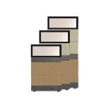 60T 상부유리 양면벨트 블럭파티션 H1860