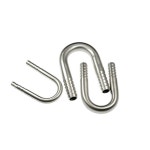 호스 바브 304 스테인레스 스틸 U자형 엘보 테일 파이프 피팅 물 가스 오일 어항 1 PC