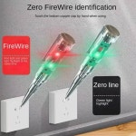 지능형 전압 테스터 펜 전기 스크루 드라이버 테스트 연필 유도 전력 검출기 회로 표시기 AC24-250V DC12-24V