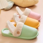 겨울슬리퍼 실내화 양털슬리퍼 안감분리세탁 털실내화 그린S