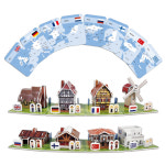 3D입체퍼즐 다문화사회 세계전통가옥 시리즈 유럽