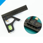 15 20 25 조합 원형 중심 각도 눈금자 사각형 모바일 조정 가능한 슬라이딩 측정 도구