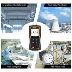 SNDWAY 디지털 압력계 공기 게이지 차동 천연 가스 미터 측정 SW-512B