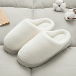 DMS 남여공용 남녀 털 실내화 슬리퍼 신발 겨울 무지 털 데일리 편리