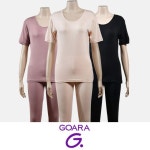 부드러운 촉감 여성 스판 3부 상의 하의 세트 0732sy