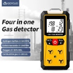 가스 누출 감지기 신뢰할 수 가정 직장 안전 모니터 정확한 4 in 1 H2S EX O2 CO