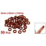 Uxcell 50 Pcs Nbr 2 O 링 구멍 씰링 개스킷 자동차 Id 용 와셔