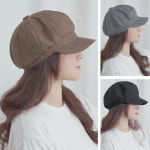 애지중지상점 팔각모 빵모자 뉴스보이캡 봄 여름 가을 겨울 데일리 여자 모자 중년 여성 엄마 창모자 03GR H4022 03