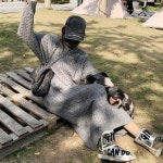 여성 튼튼 컬러감 짜임 베이직 목폴라 원피스 여름