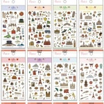 Petit 2000 여행스티커 travel to Sticker PD 843