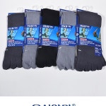 용신 파일쿠션 남성 무지 발가락 장목양말 5P 남자