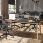 그라스 세라믹 원목 테이블 7R 50R