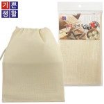 진짜 삼베주머니 대 27x32 천연 면보자기 한약 면포
