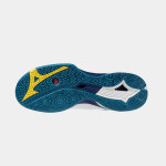 미즈노 웨이브 팡2 화이트블랙 배드민턴화 인도어화 71GA231321