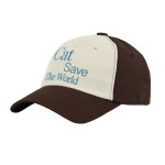 자체제작 Cat Save The World ballcap - 캣 세이브 더 월드 볼캡