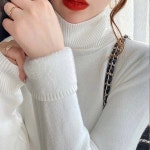 스윗트리 융털안감 목폴라 터들넥 겨울 니트 j0500