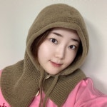 골지 니트 후드 스트링 넥워머 6컬러 털 모자 목도리 바라클라바