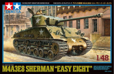 Tamiya 32595 1 48 셔먼 이지 8 탱크 조립 모델 빌딩 키트 건담 키트용 정적 장난감 취미 컬렉션 M4A3E8