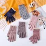 겨울 여성 털 스마트 터치 장갑 보온 방한 기모 고급