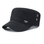 4컬러 기본 스타일 이글 장식 구멍 군모 모자