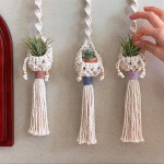 DIY kit 미니 물방울 플랜트 행거 마크라메 플랜트 행거만들기 키트 취미생활
