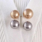 진주 브로치 핀 옷여밈 수선 조절핀 스카프핀